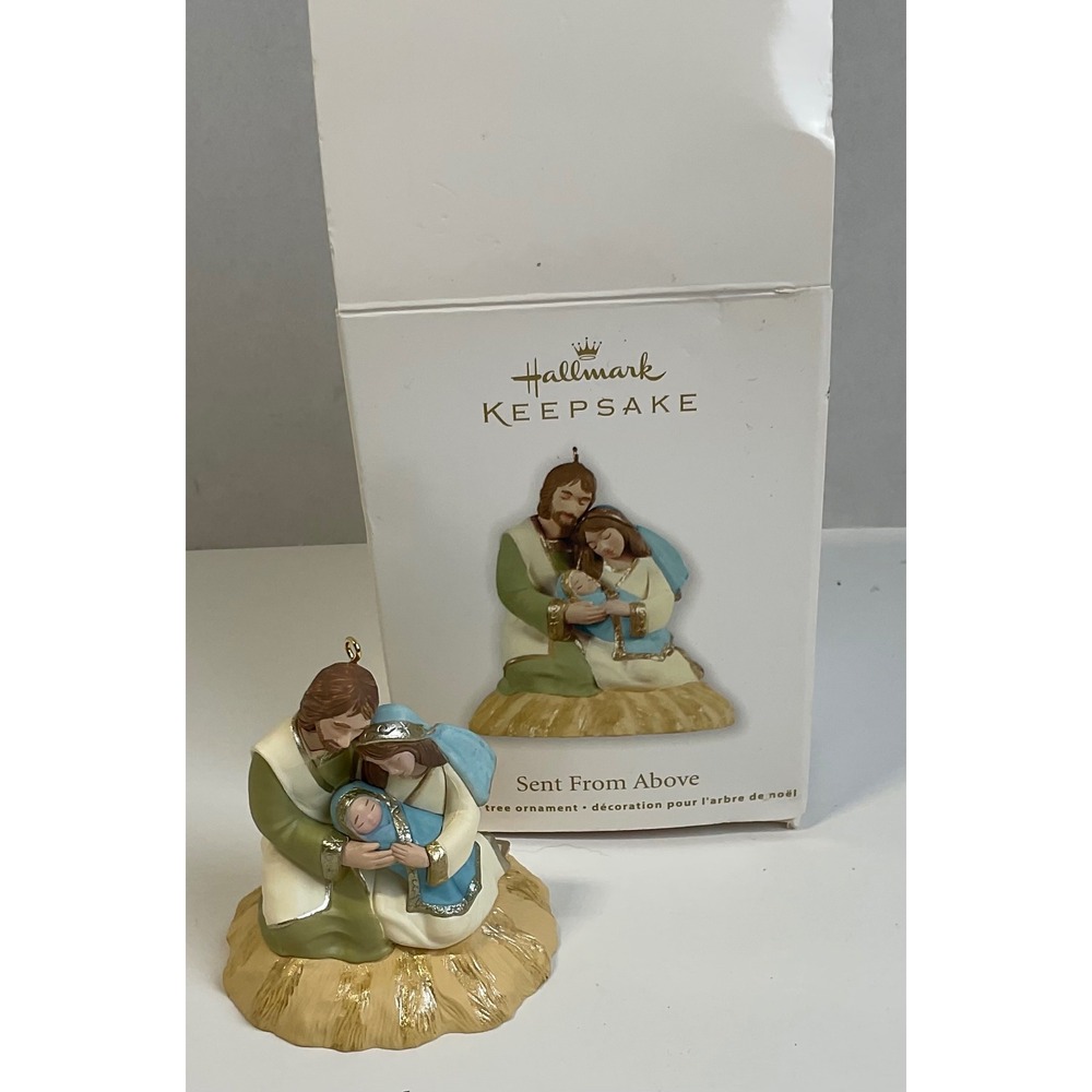 Hallmark Keepsake Sent From Above 2011 Nativity Holy Family Ornament QXG4207